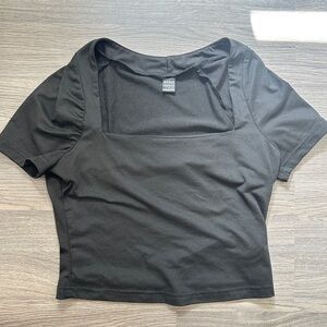 square neck t-shirt